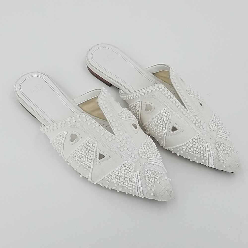 π AD & Daughters Collyn Beaded Jeweled Mules - Picture 3 of 6